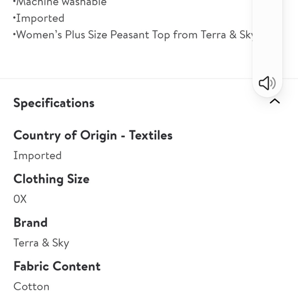 Terra & Sky Square Neck Peasant Top Lavender - Picture 4 of 4